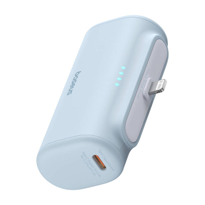 Powerbank Baseus OS Compact IP 5000mAh, 20W, me Lightning, blu