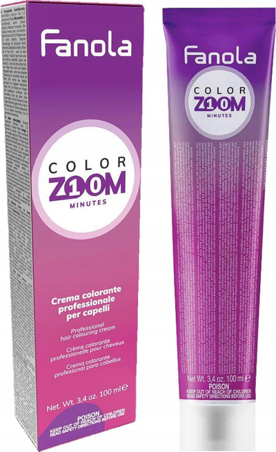 Боја за коса Fanola Color Zoom, професионална, без амонијак, 100ml