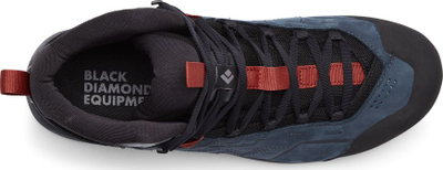 Këpucë malore Black Diamond Mission LTHR Mid WP, për burra, UK 7.5, blu e errët
