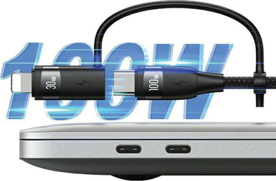 Kabllo USB Usams 6n1, 1.2m, USB 3.2 Gen 1, 100W