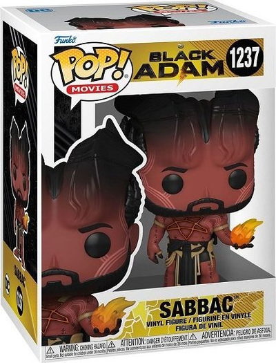 Figurine Funko Pop Movies Black Adam Sabbac, vinyl, 12cm, shumëngjyrëshe