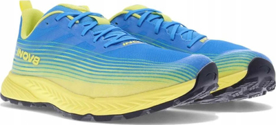 Atlete vrapimi trail Inov-8 Trailfly Speed M, për burra, blu me të verdhë
