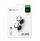Stiker mbrojtës Amazingthing AR Aluminum, për iPhone 16 16 Plus, xham 9H, i bardhë