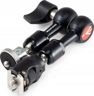 Krah montimi Manfrotto 244 Micro, me fërkim, me adaptor ARRI Style, i zi