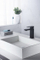 Rubinet lavamani Blue Water Toronto TOR-BPU.110, mural i fshehur, mat, i zi