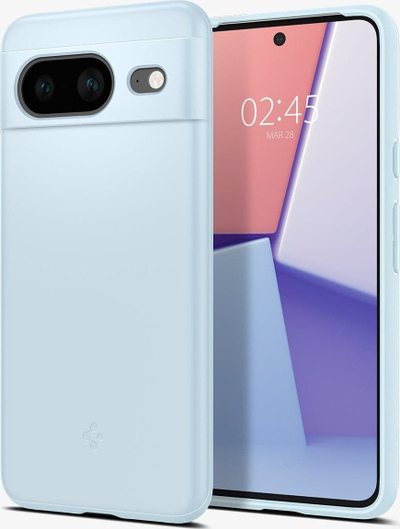 Mbrojtëse telefoni Spigen Thin Fit Google Pixel 8, TPU PC, Mute Blue, blu e çelët