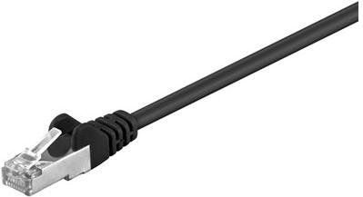 Мрежен кабел Goobay 68654, Cat 5e F/UTP, 0.5m crossover, црн