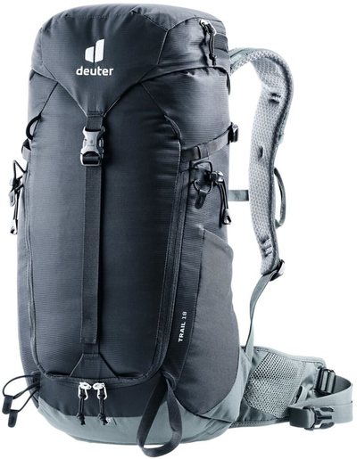 Shpinore hiking Deuter Trail 18L, sistem Airstripes, brez mesi, e zezë
