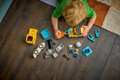 Set ndërtimi LEGO 10475 3 in 1 Construction Vehicles, për fëmijë, shumëngjyrësh
