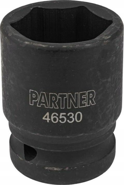 Çelës goditës nasadë Partner 46530, 3/4", 30mm, i zi