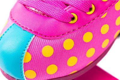 Patina me rrota Bliss Dots, ABEC 7, madhësia 36, rozë