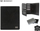 Portofol meshkujsh Rovicky PC-108-BAR-2533, lëkurë natyrale, RFID, i zi