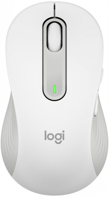 Maus wireless Logitech Signature M650, Bluetooth dhe USB, SilentTouch, i bardhë