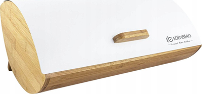 Kuti buke Edenberg, bambu, kapak çeliku, e bardhë