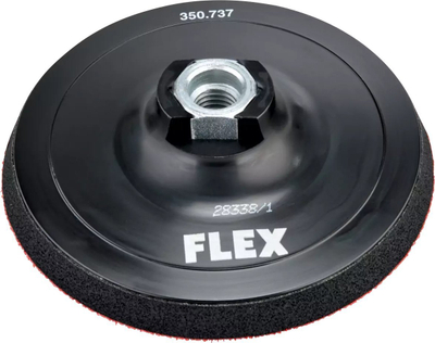 Pjatë mbajtëse Flex 350745 me Velcro, M14, 12mm, e zezë