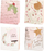 Qese dhuratash Christmas Hot Stamp, 26x32 cm, me motive Krishtlindjesh, ngjyra t’përziera