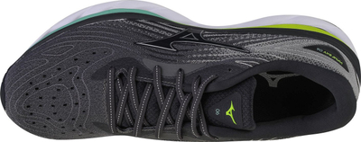 Atlete vrapimi Mizuno Wave Sky 6, neutrale, për burra, gri me të zezë
