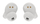 Kufje Bluetooth EPOS Adapt E1, in ear, ANC, të bardha