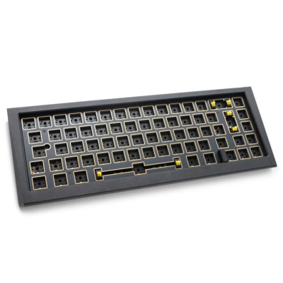 Tastierë mekanike Ducky Project D Outlaw65 Barebone, 65%, hot swappable, e zezë