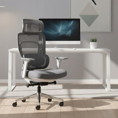 Karrige zyre Mark Adler Visioner 6.1, ergonomike, rrjetë mesh, e hirtë