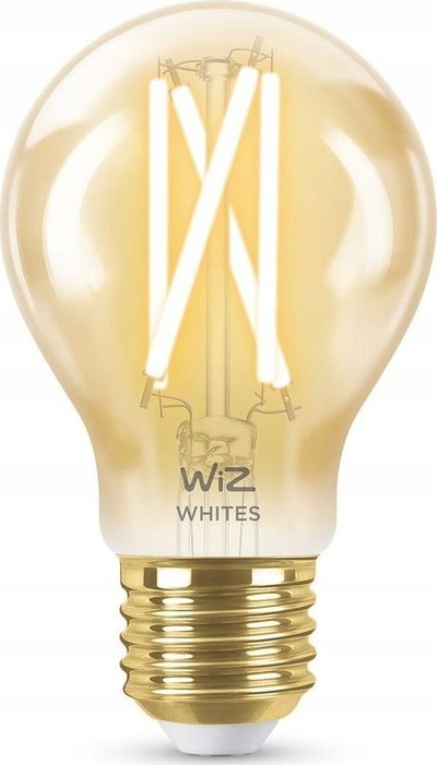 Llambë smart Philips WiZ Vintage, LED E27 7W, me xham të verdhë amber