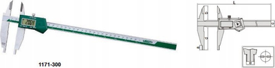 Kaliper elektronik pa ujë, 0–300 mm (0–12”), dixhital