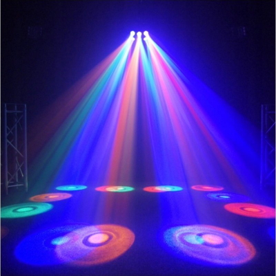 Efekt drite LIGHT4ME Six Eye Beam, 6 lente, LED RGBW, i zi