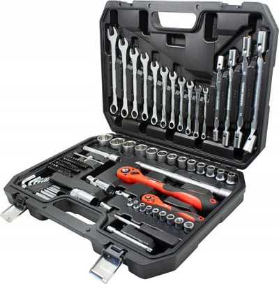 Set veglash DISEN 1089, 89 copa, 1/4" dhe 1/2", në kuti plastike
