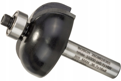 Freza harkore për dru Bosch 2608628365, diametër 36.7 mm, gjatësi 58 mm