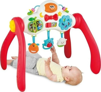 Palestrë lodrash për bebe Winfun Grow-with-Me Melody Gym, muzikë dhe drita, 3m+, shumëngjyrëshe