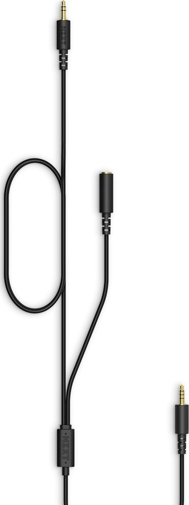 Kabllo audio NZXT ST-ACCC1-WW, 2 m, 2 x 3.5mm TRRS, e zezë