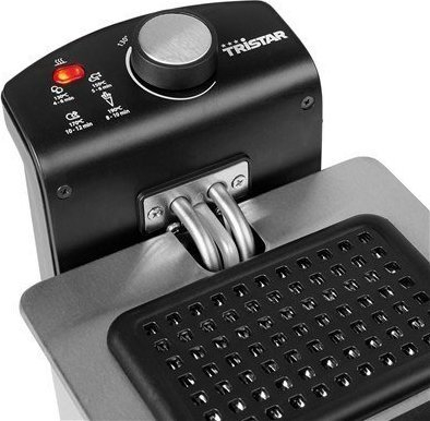 Fritezë Tristar FR-6947, 3L, 2000W, çelik inox gri me të zezë