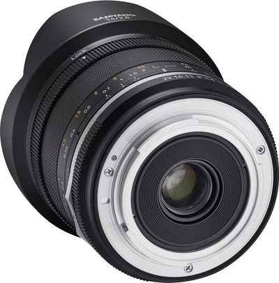 Objektiv Samyang MF 14mm F2.8 MK2 për Fuji X, kënd i gjerë, manual, i zi
