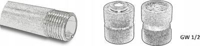 Kapëse lidhëse VARIO TERM M22 1.5 x 1/2" F, për valvula radiatorësh, krom