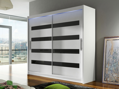 Dollap BEGA / LONDON XI + LED, Bardhë /