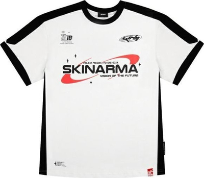 Set bluzë Skinarma Halo M, çantë për kufje me mbrojtëse, e bardhë