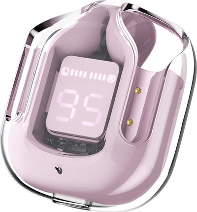 Kufje wireless Acefast T6 Pink Lotus, Bluetooth 5.0, IPX4, rozë