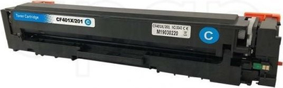 Тонер Џи&amp;Џи НТ-ПХ201XC, компатибилен со ХП ЦФ401X 201X, цијан, 2300 страници