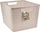 Shportë Storage Solutions Eh plastike, 35 x 29.5 x 22 cm, bezhë natyrale