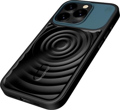 Мрежица за телефон STM Reawaken Ripple MagSafe за iPhone 15, проѕирен поликарбонат, TPU отпорен на удари, црна Atlantic