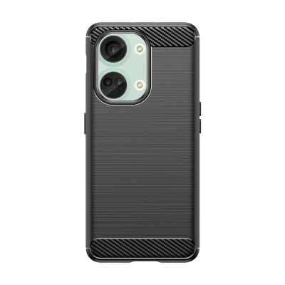 Mbajtëse telefoni Hurtel Carbon, OnePlus Nord 3 Ace 2V, silikoni, e zezë
