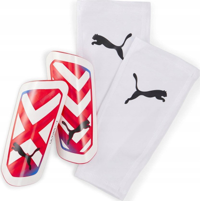 Mbrojtëse këmbësh Puma Ultra Flex Sleeve 030871-05, futbolli, e bardhë