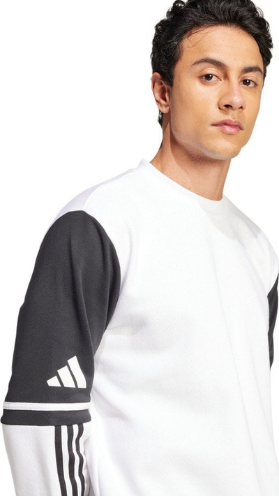 Bluza Adidas Squadra 25 Sweat Crew M JD2959, sportive, e bardhë
