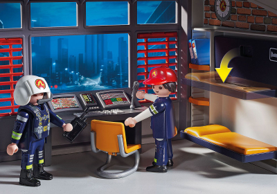 Set lojërash Playmobil City Action Large Fire Station 9462, stacion zjarrfikësish, me aksesorë