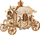 Puzzle 3D prej druri Robotime Carriage, model dekorativ, karrocë, natyral