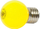 Llampë LED G45 Drop, 1W, E27, e verdhë
