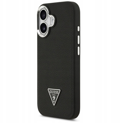 Mbrojtëse telefoni Guess GUHMP17SPGTSPSK, MagSafe, për iPhone 17, e zezë