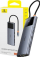 HUB USB-C Baseus Metal Gleam Series II 10‑in‑1, HDMI, RJ45, gri