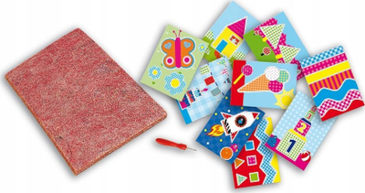 Set kreativ për perforim SES Creative I Learn to Perforate, për fëmijë 3+, shumëngjyrësh