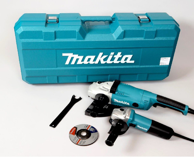 Set brisk këndi Makita GA9020 + 9558HNR, 230mm, 125mm, blu
